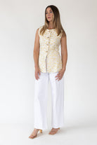 Alina Jacquard Button Vest - Final Sale - JO+CO