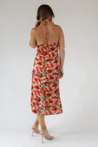 Aniston Floral Halter Midi Dress - Final Sale - JO+CO