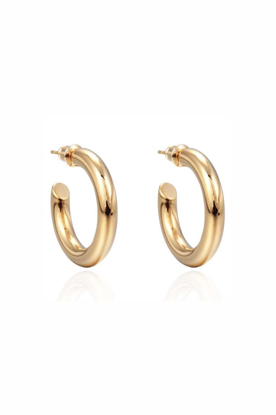 Anya Gold Hoop Earrings - JO+CO