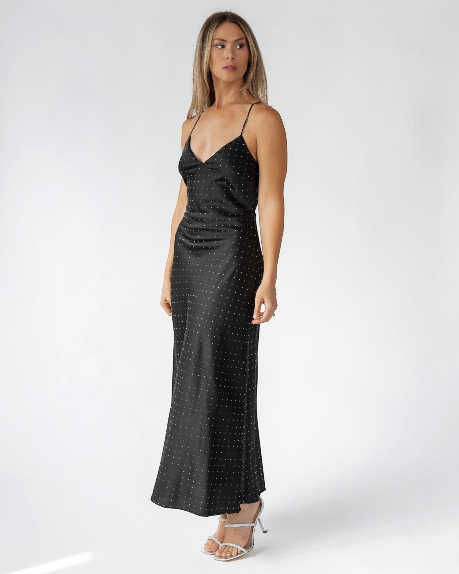 astr the label long dress ASTR The Label Blythe Maxi Dress in Purple Multi TrenLend