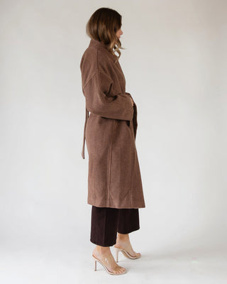 ASTR The Label Elaxi Taupe Coat - JO+CO