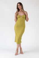 ASTR The Label Jaida Avocado Bustier Dress - Final Sale - JO+CO