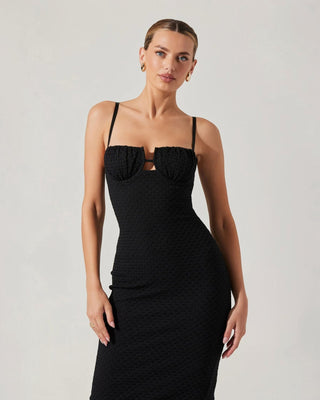 ASTR The Label Jaida Black Bustier Dress - Final Sale - JO+CO
