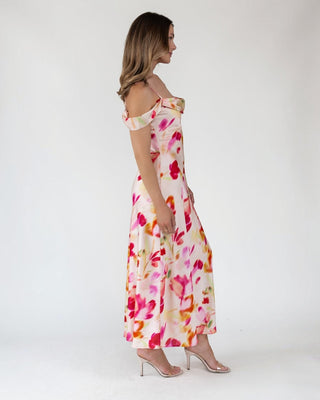 ASTR The Label Kitura Watercolor Dress - Final Sale - JO+CO