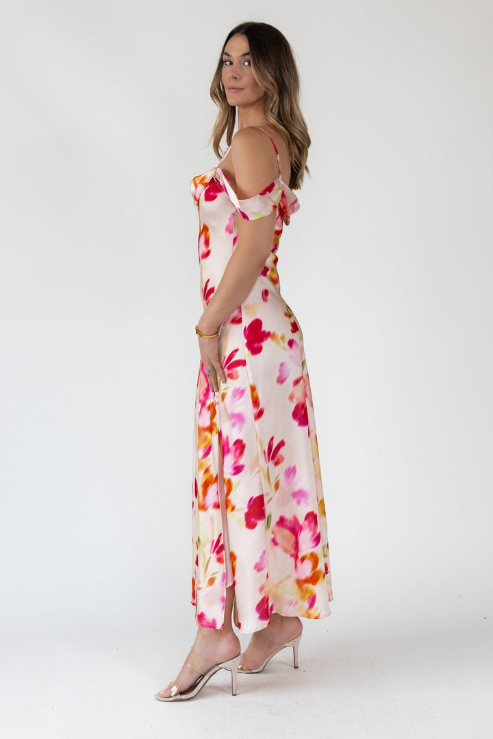 ASTR The Label Kitura Watercolor Dress - Final Sale - JO+CO