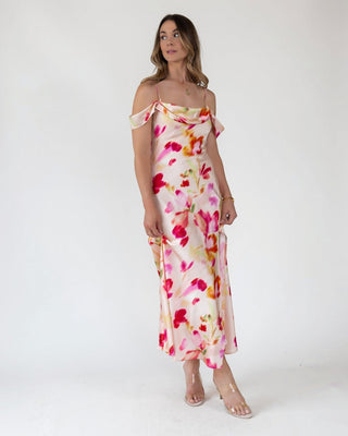 ASTR The Label Kitura Watercolor Dress - Final Sale - JO+CO