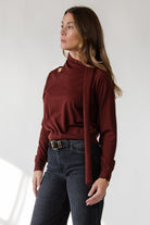 ASTR The Label Silvana Sweater - Brown - JO+CO