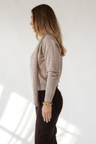 ASTR The Label Silvana Taupe Sweater - JO+CO