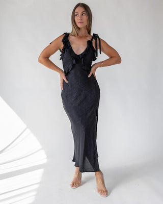 ASTR The Label Sorbae Black Dress - JO+CO