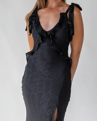 ASTR The Label Sorbae Black Dress - JO+CO