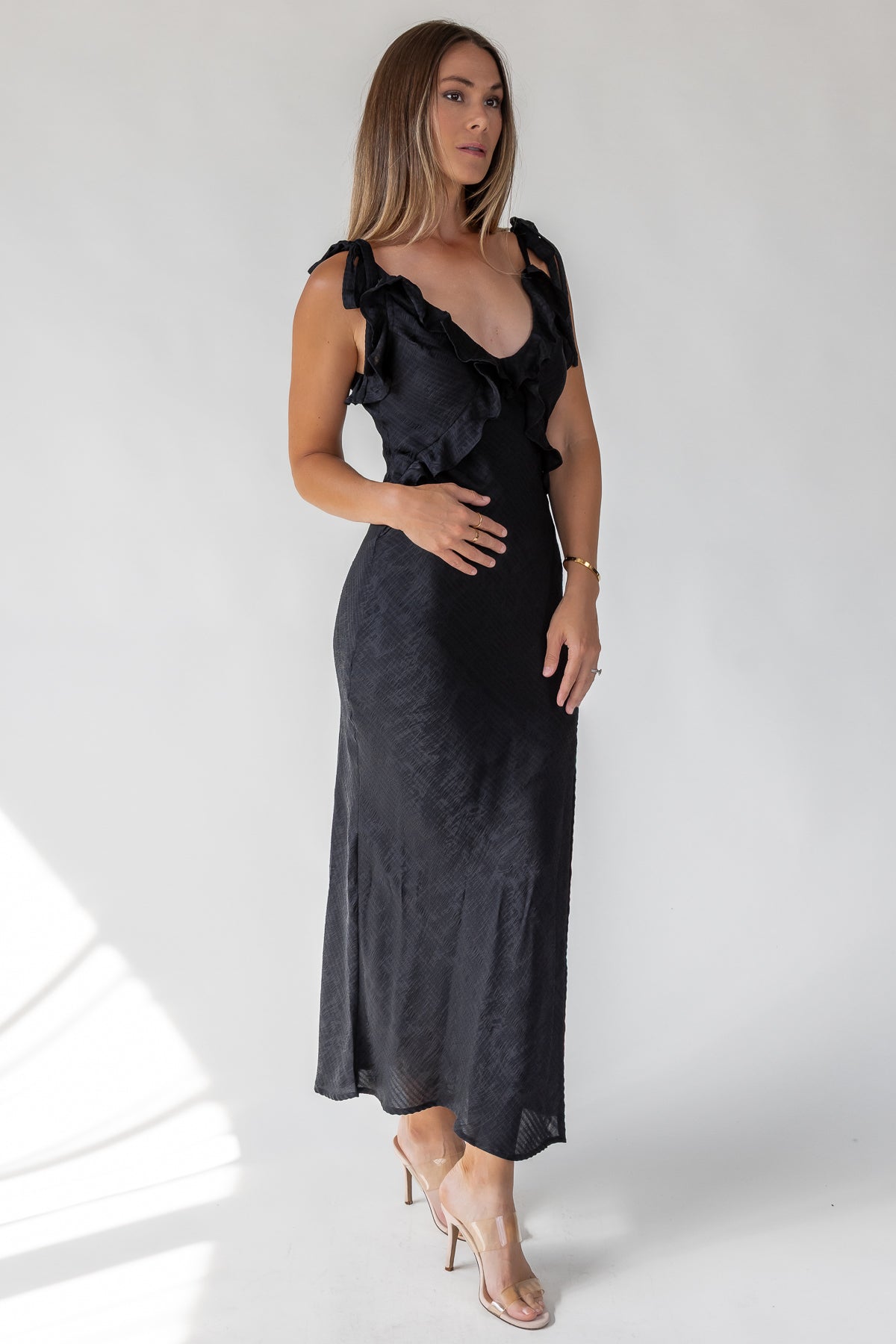 ASTR The Label Sorbae Black Dress - JO+CO