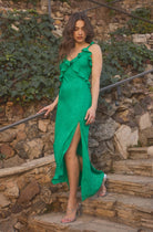ASTR The Label Sorbae Green Dress - Final Sale - JO+CO
