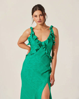 ASTR The Label Sorbae Green Dress - Final Sale - JO+CO