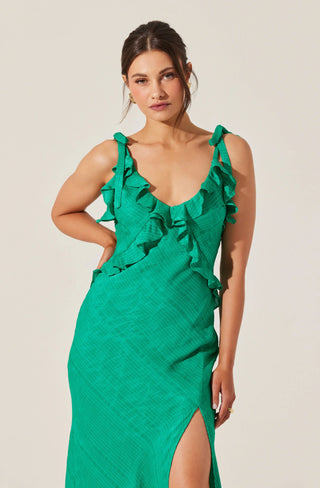 ASTR The Label Sorbae Green Dress - Final Sale - JO+CO