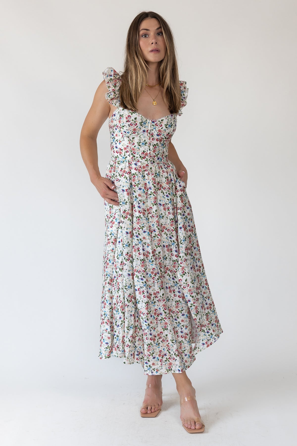 ASTR The Label Wedelia Floral Dress JO+CO ASTR The Label Wedelia Floral Dress JO+CO