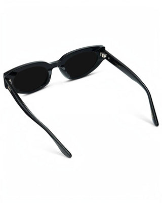 Astra Sunglasses: Black/Triple Black Lens - JO+CO