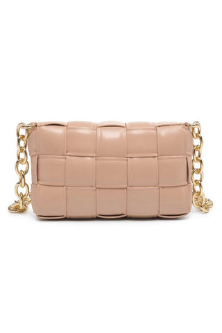 Aurora Natural Basketweave Crossbody Clutch - JO+CO