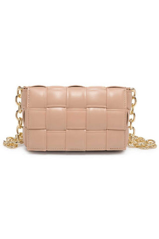 Aurora Natural Basketweave Crossbody Clutch - JO+CO