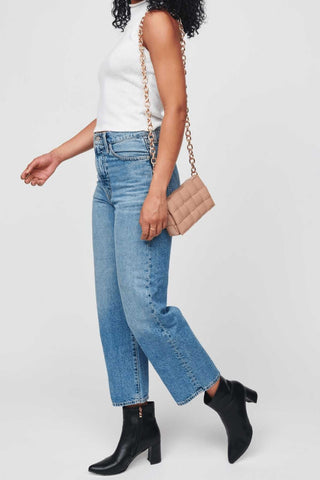 Aurora Natural Basketweave Crossbody Clutch - JO+CO