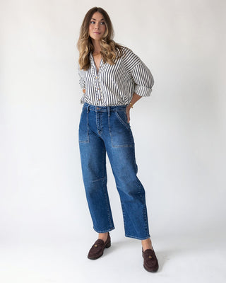 Bennett Dark Utility Seamed Barrel - Final Sale - JO+CO