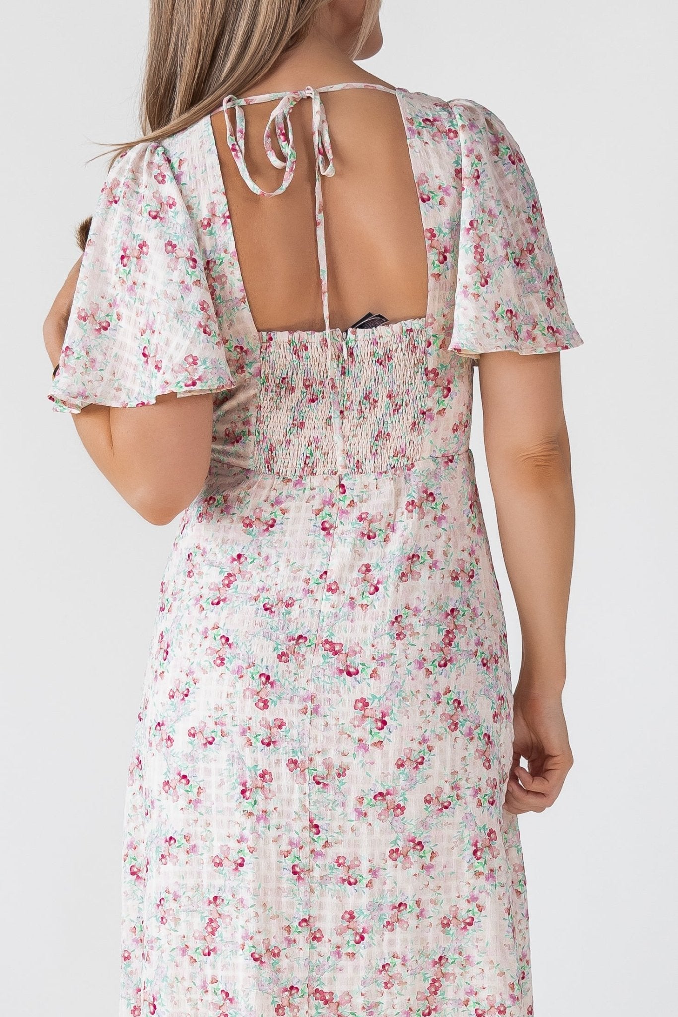 Birdie Blush Floral Maxi Dress - JO+CO