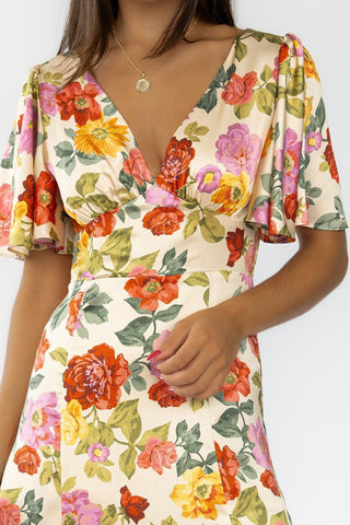Birdie Garden Floral Maxi Dress - JO+CO