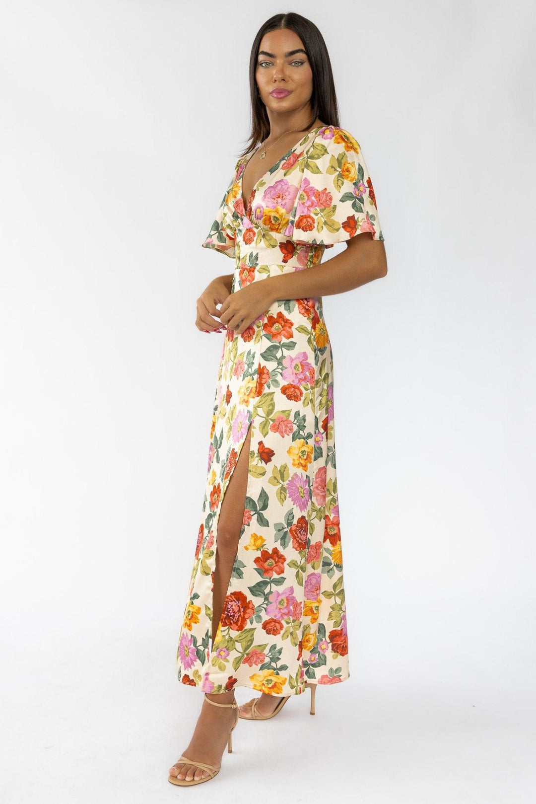 Birdie Garden Floral Maxi Dress - JO+CO