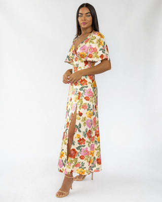 Birdie Garden Floral Maxi Dress - JO+CO