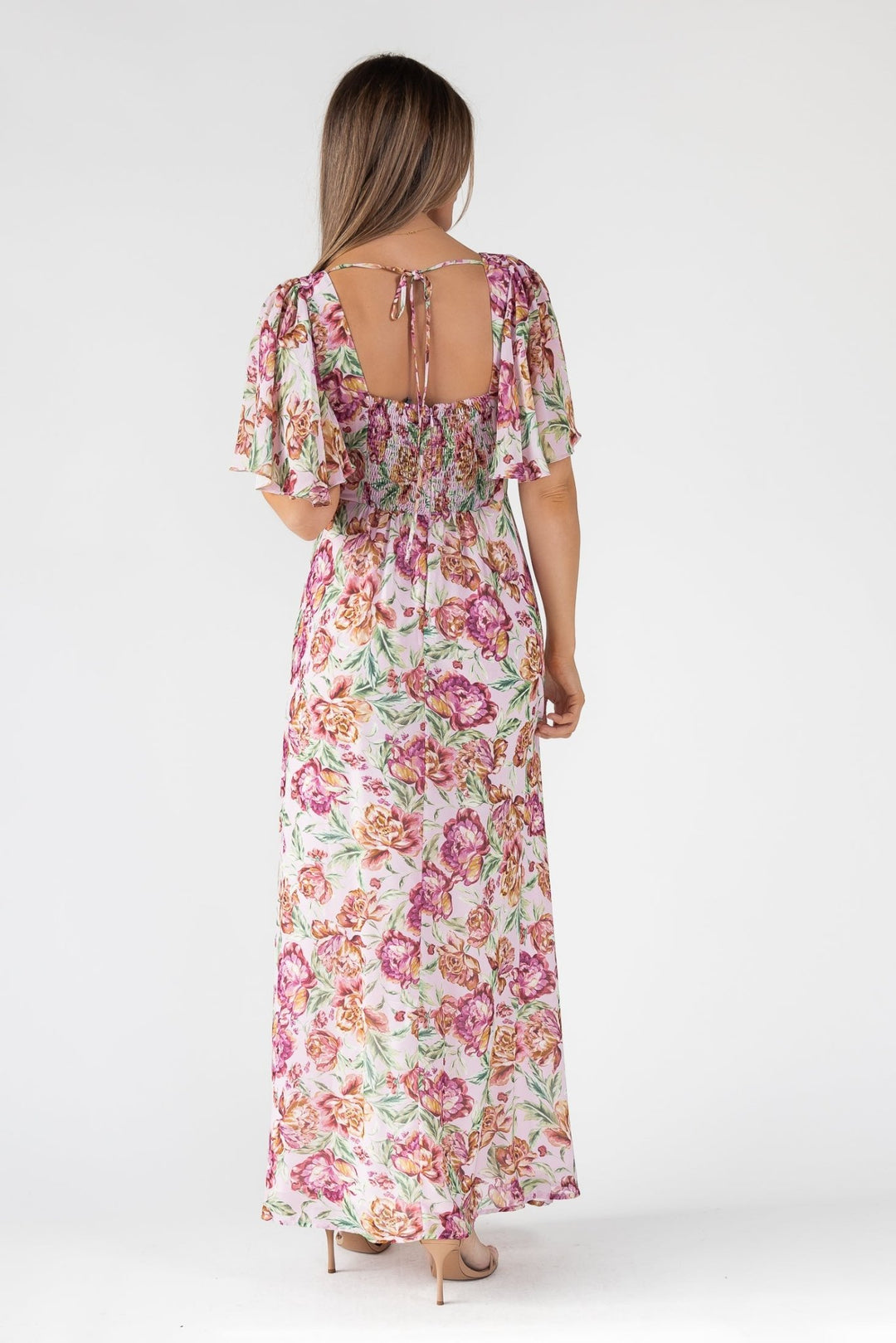 Birdie Veiled Floral Maxi Dress - Final Sale - JO+CO