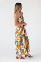 Blue Strapless Wrap Maxi Dress - Final Sale - JO+CO