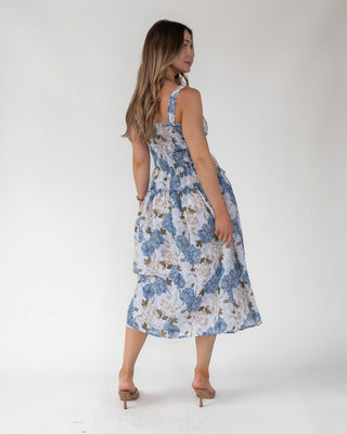 Bluebell Bloom Smocked Midi Dress - Final Sale - JO+CO