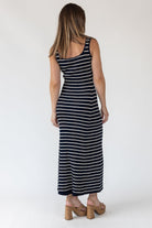 Boardwalk Navy Knit Maxi Dress - Final Sale - JO+CO