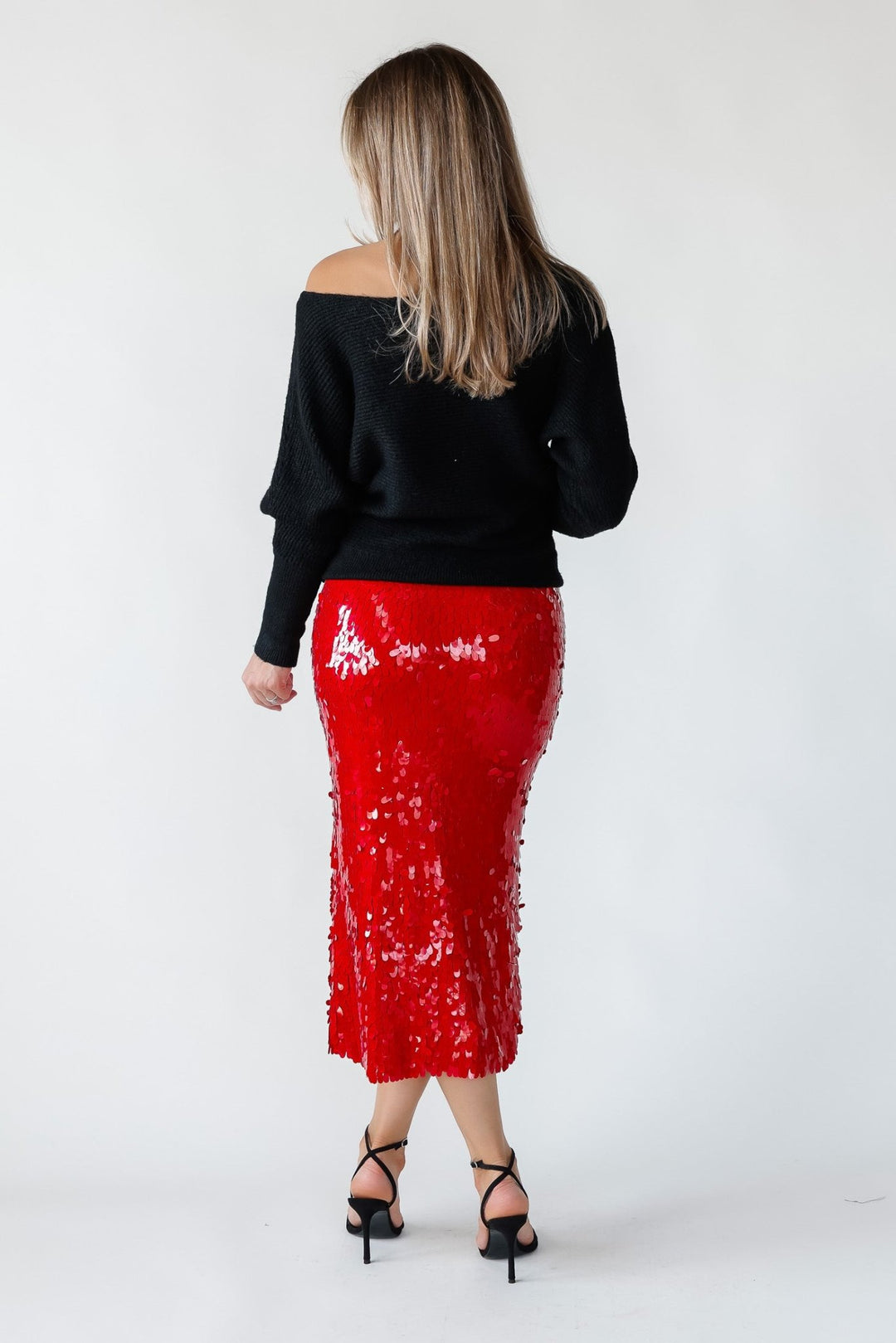 Brandie Black Rib Knit Sweater - Final Sale - JO+CO