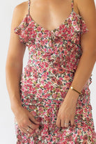 Camari Pink Floral Midi Dress - Final Sale - JO+CO