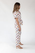 Camille Garden Print Jumpsuit - Final Sale - JO+CO
