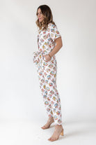 Camille Garden Print Jumpsuit - Final Sale - JO+CO