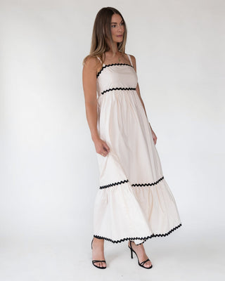 Cienna Ric Rac Trim Maxi Dress - Final Sale - JO+CO