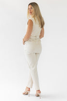 Corrine Natural Washed Jumpsuit - Final Sale - JO+CO