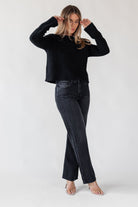 Cortez Washed Black Relaxed Straight Jean - Final Sale - JO+CO