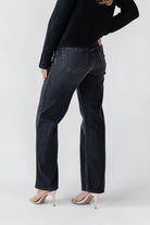 Cortez Washed Black Relaxed Straight Jean - Final Sale - JO+CO