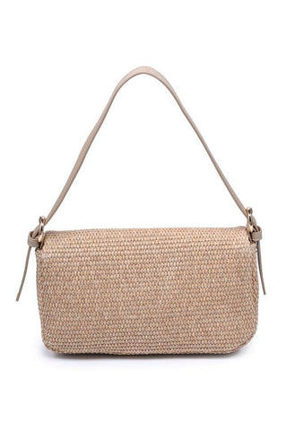 Gloria Straw Crossbody - Natural