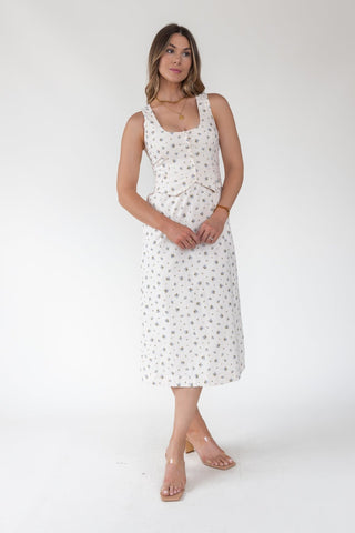 Daisyfield Blue Vest Midi Dress - Final Sale - JO+CO