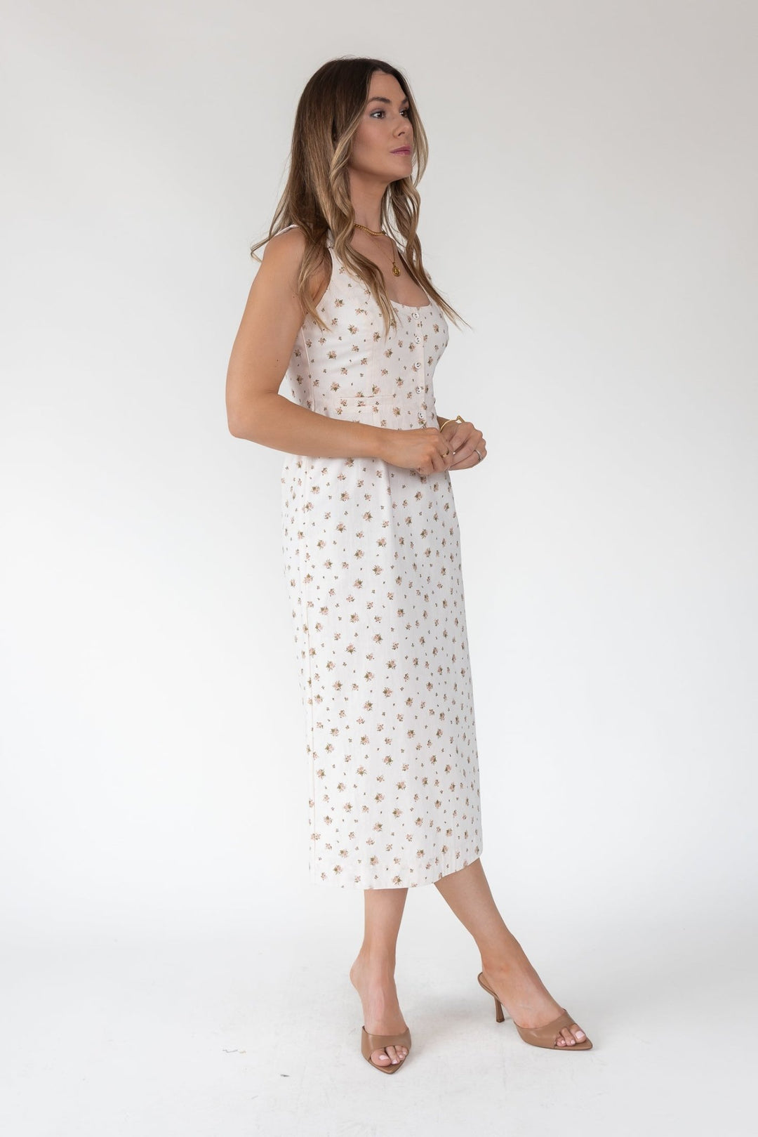 Daisyfield Pink Vest Midi Dress - Final Sale - JO+CO