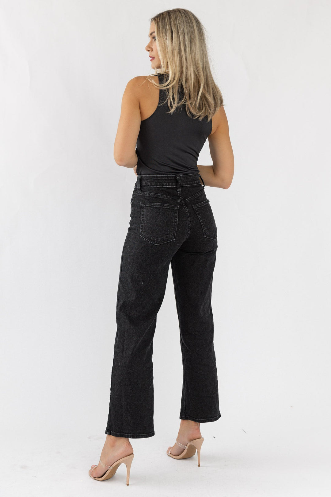 Dalia Sleeveless Bodysuit - Black - JO+CO