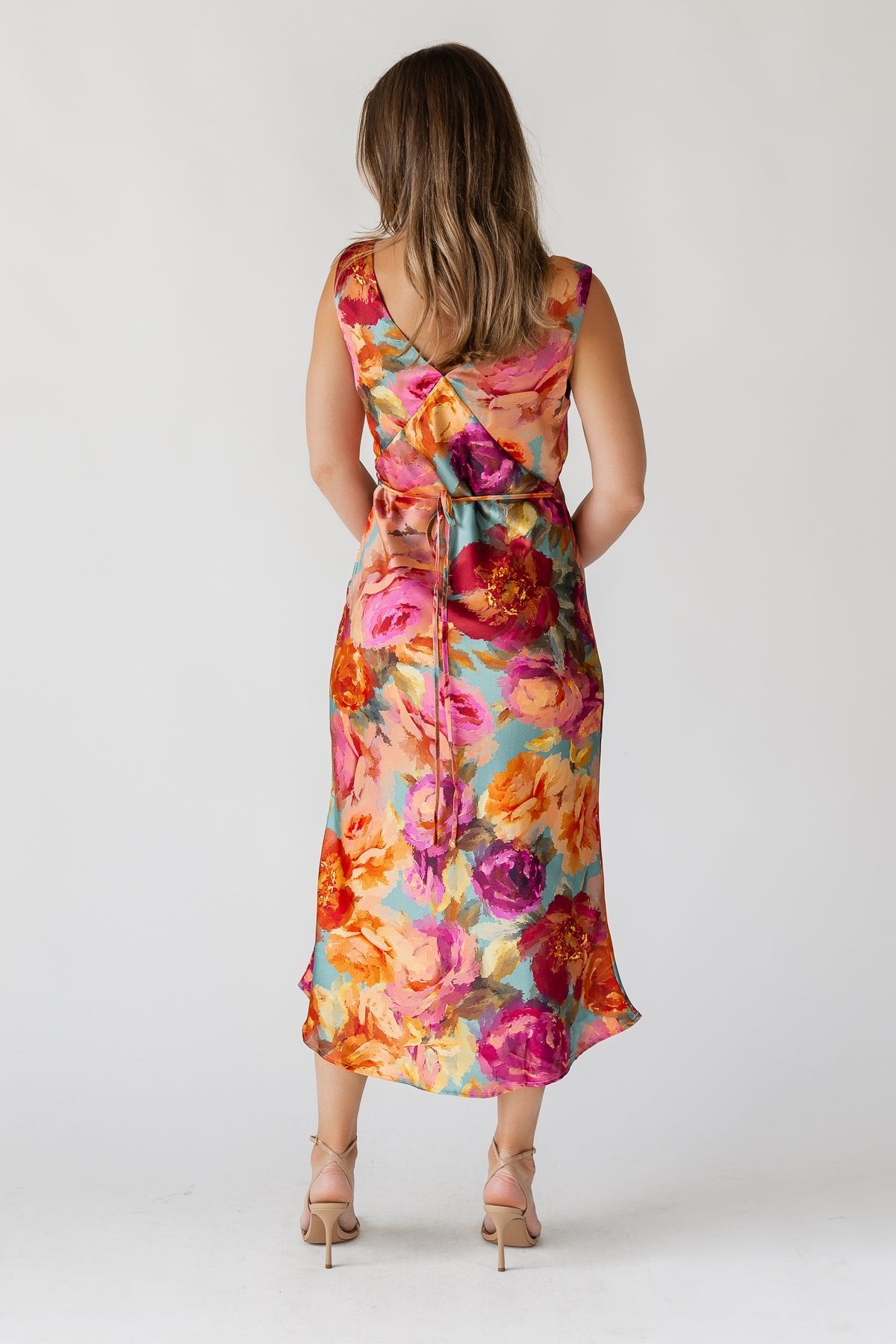 Elara Midi Dress - Parisian Floral - JO+CO