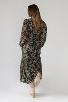 Ember Green Floral Maxi Dress - JO+CO