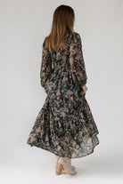 Ember Green Floral Maxi Dress - JO+CO