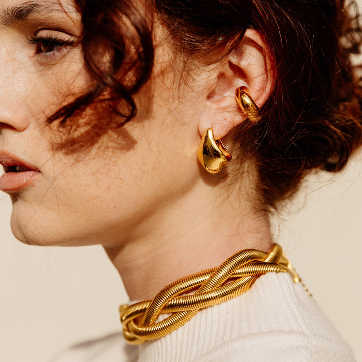 Becca Ear Cuff: Gold