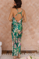 Fern Green Garden Slip Dress - Final Sale - JO+CO