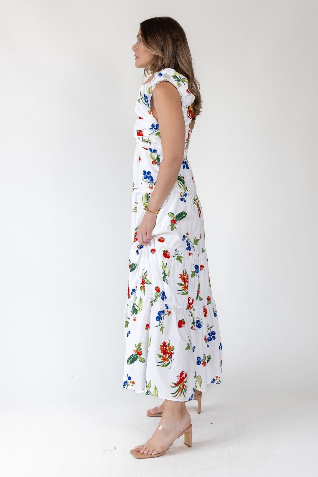 Isla Riviera Fruit Print Maxi Dress - Final Sale - JO+CO